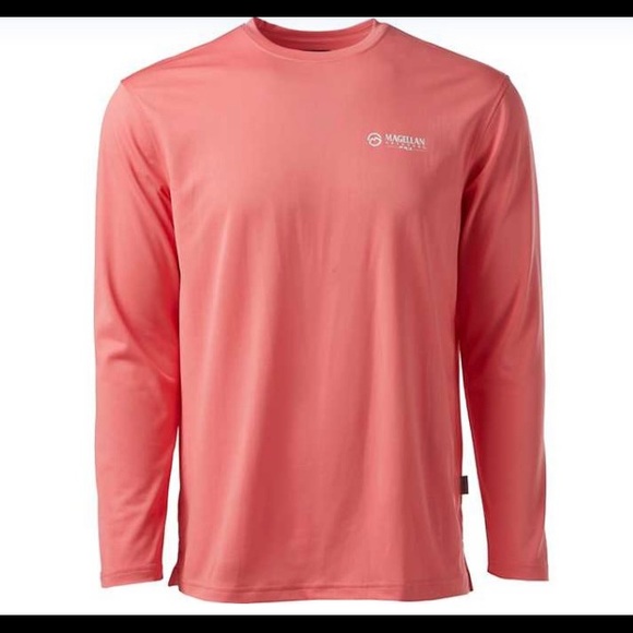 Magellan Outdoors Pro Men’s Marlin Hunt Popcorn Performance Long Sleeve Shirt - Picture 2 of 16